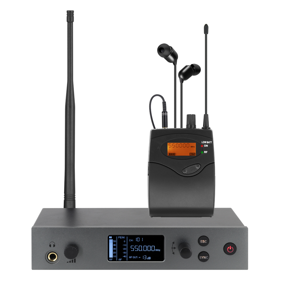 In Ear Monitors For Singers - Kulak izleme sistemi, UHF tek kanallı