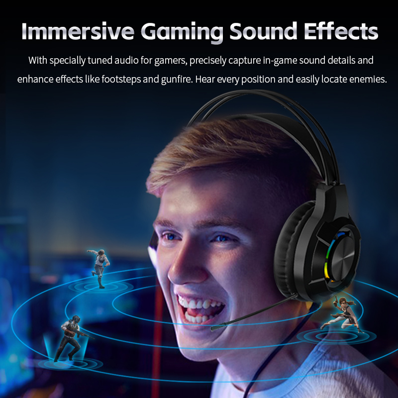 Oyun Kulaklığı Gürültü Önleyic - Gaming Headset With Mic Rgb incelemesi ve fiyatı