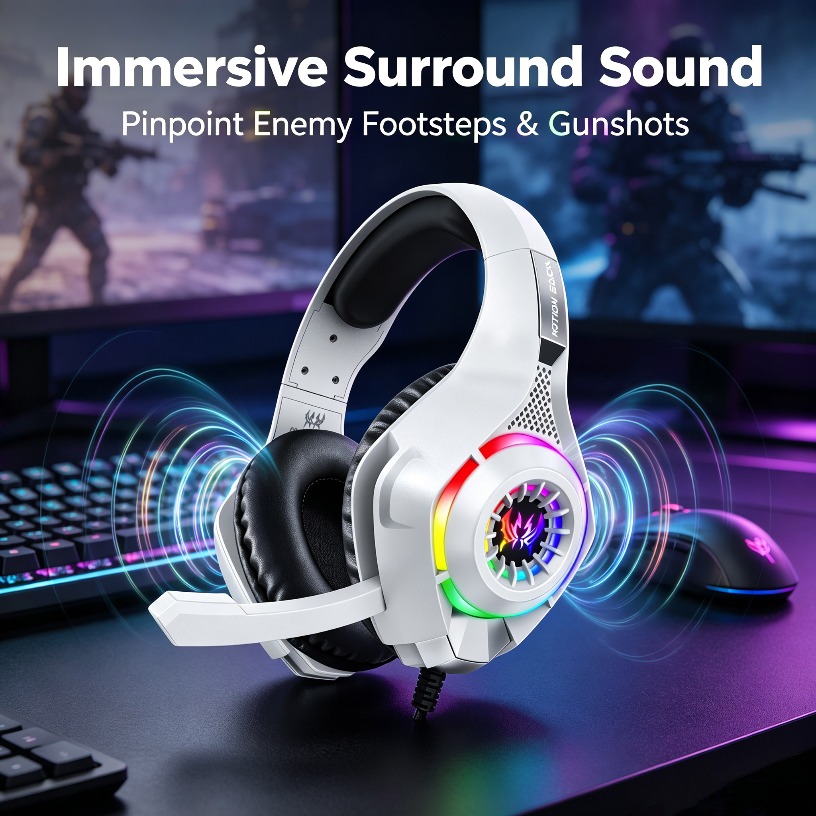 Kablolu Oyun Kulaklığı, Mikrof - Gaming Headset With Mic Rgb incelemesi ve fiyatı