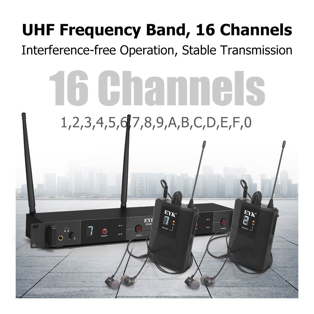 EYK IEM82 UHF Kablosuz Kulak İ - In Ear Monitors For Singers incelemesi ve fiyatı