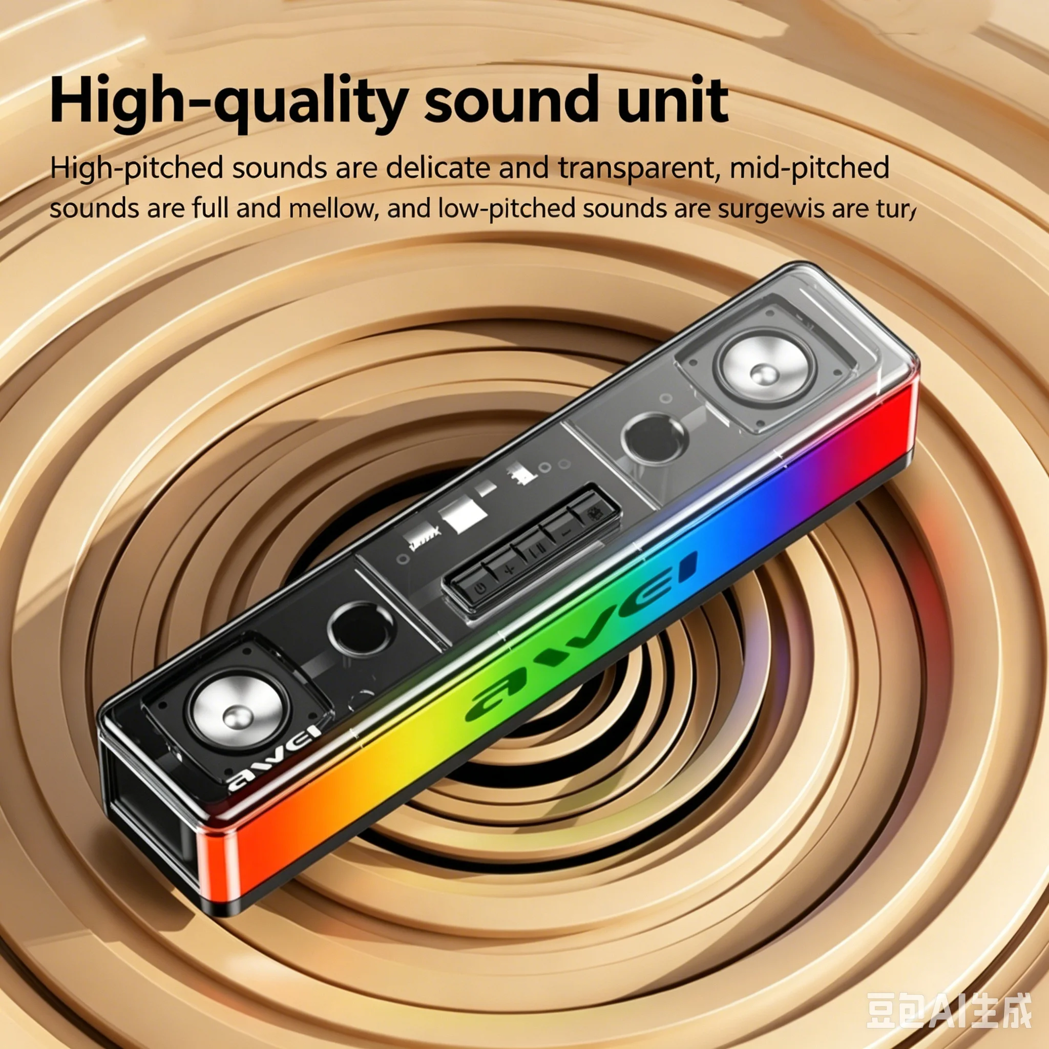 RGB Bluetooth Hoparlörler Soun - Rgb Computer Soundbar For Pc incelemesi ve fiyatı