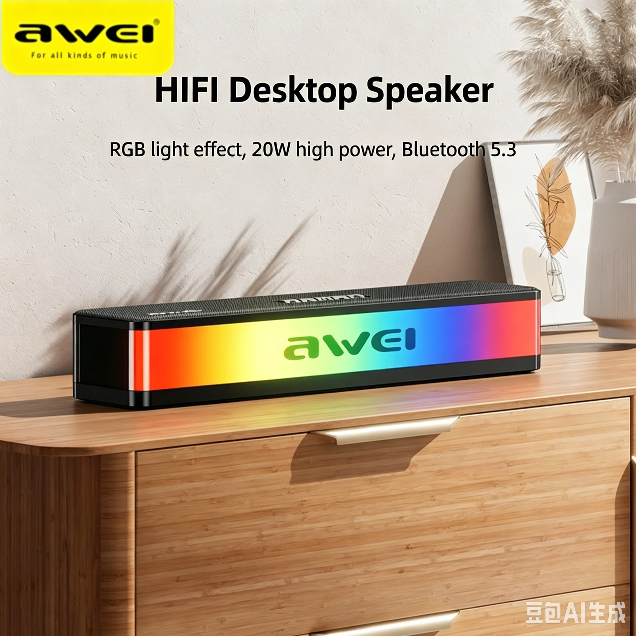 RGB Bluetooth Hoparlörler Soun - Rgb Computer Soundbar For Pc incelemesi ve fiyatı
