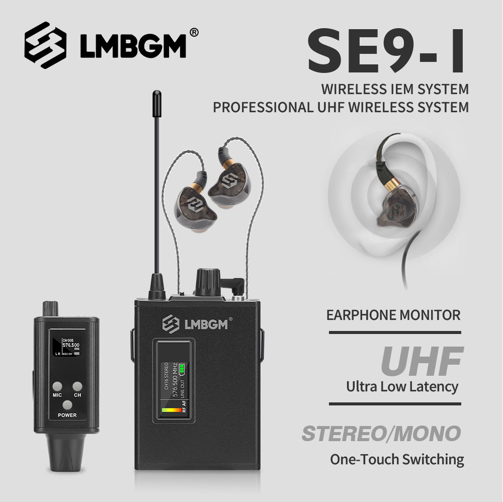 LMBGM SE9 UHF Kablosuz Kulak İ - In Ear Monitors For Singers incelemesi ve fiyatı