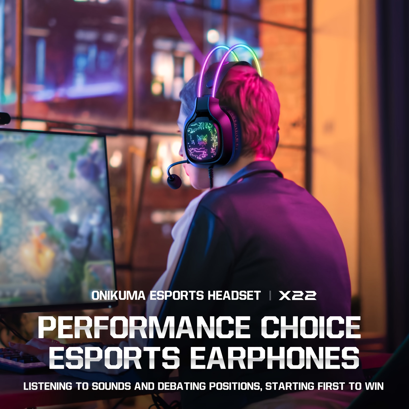ONIKUMA X22 Kablolu Oyun Kulak - Gaming Headset With Mic Rgb incelemesi ve fiyatı
