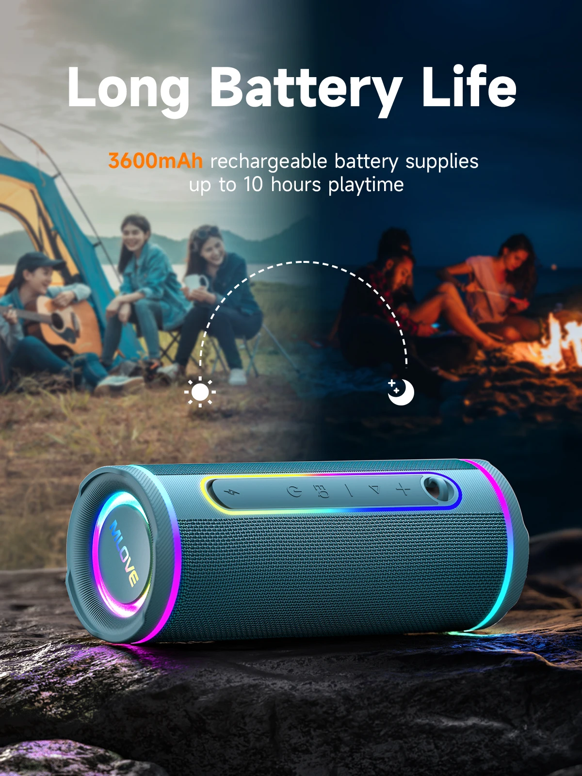 MLOVE Taşınabilir Bluetooth Ho - Portable Bluetooth Speaker Waterproof Ipx7 incelemesi ve fiyatı