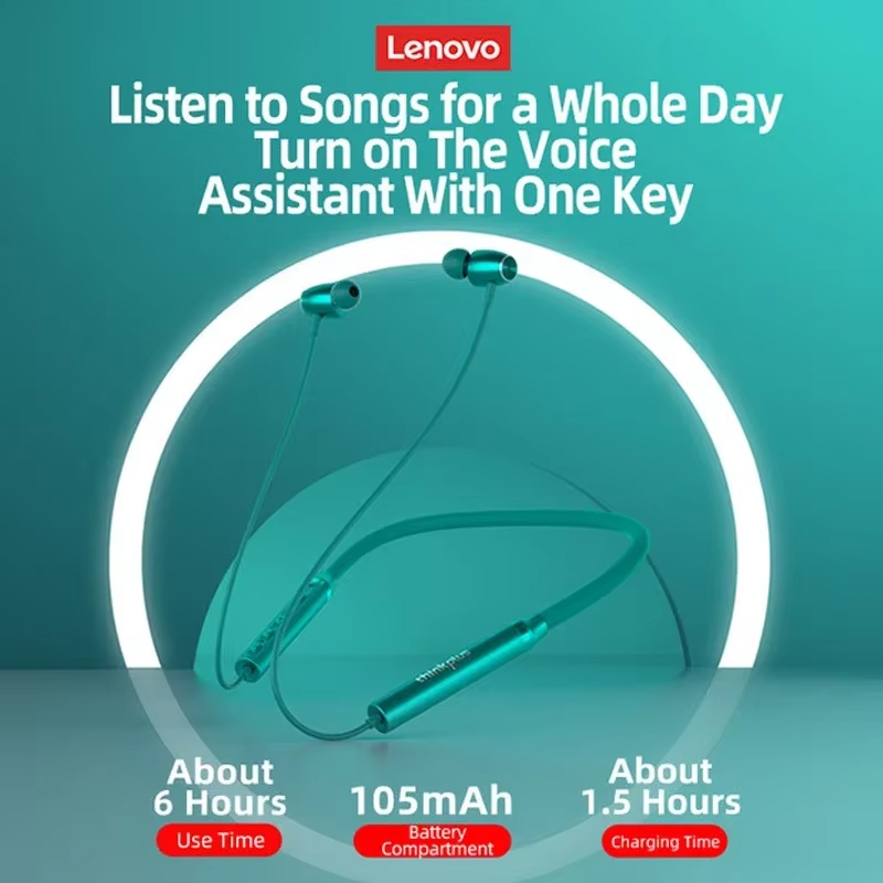 100% Orijinal Lenovo HE05X Blu - Magnetic Neckband Sports Earphones incelemesi ve fiyatı